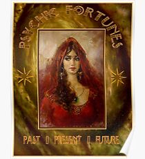 PSYCHIC FORTUNES: Vintage Fortune Telling Print Poster