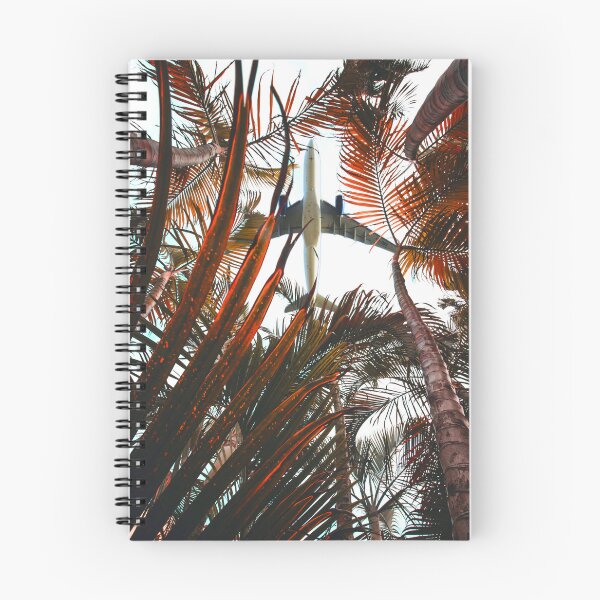 Item preview, AVIATION #13 - Airliner Flying Over Palm Trees designed and sold by DEL-Productions.