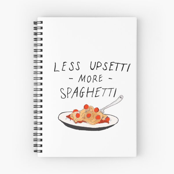 Aperçu de l'œuvre Moins de Upsetti, plus de spaghetti créée et vendue par jellyelly.