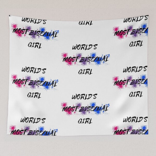 Item preview, World's Most Bisexual Girl designed and sold by LuckyKermit.