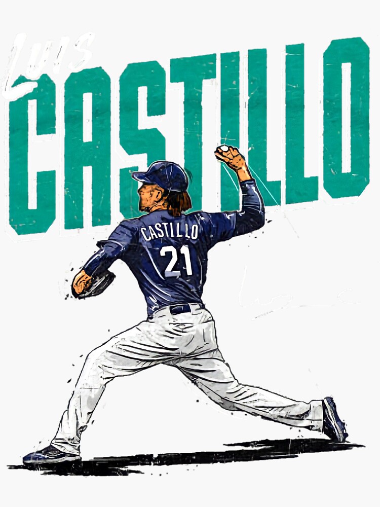 "Luis Castillo Seattle baseball " Sticker for Sale by KaaZau Redbubble