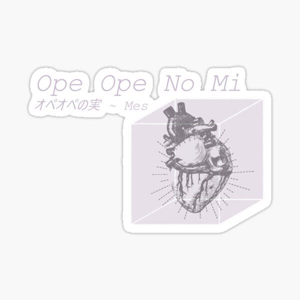 Ope Ope No Mi Stickers for Sale