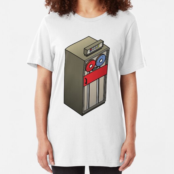 Mainframe Tape Drive Slim Fit T-Shirt