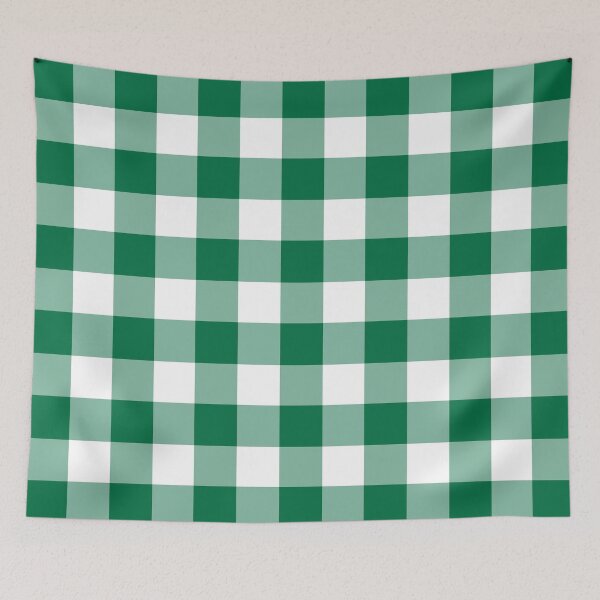 Item preview, Kelly Green And White Checkerboard Pattern designed and sold by burbankdesigns.