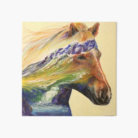 Icelandic Horse Art Board Print