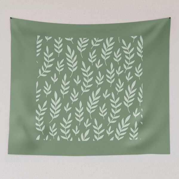Item preview, Sage green leaves 5 designed and sold by TheEmilySuzanne.