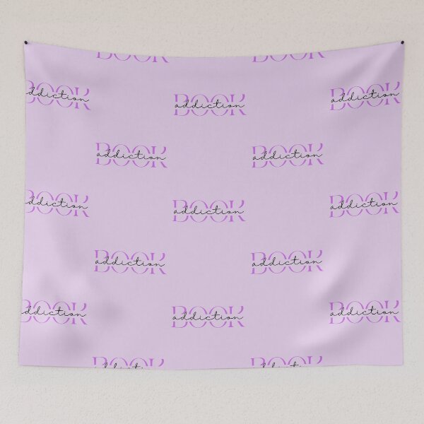 Item preview, Book Addiction (purple) designed and sold by foreverfictionl.