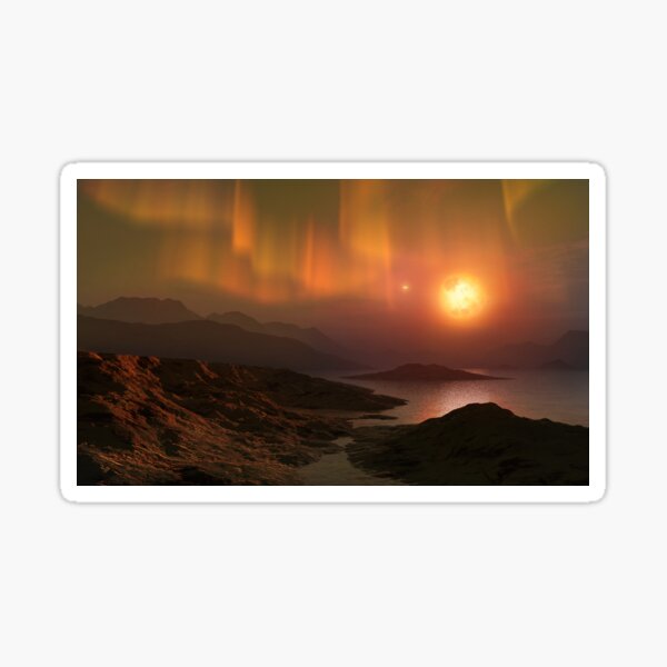 Aurora on Proxima b Sticker