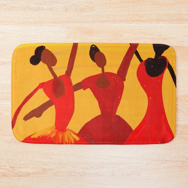 Item preview, abstract painting of african woman dancing designed and sold by KARTICK DUTTA.