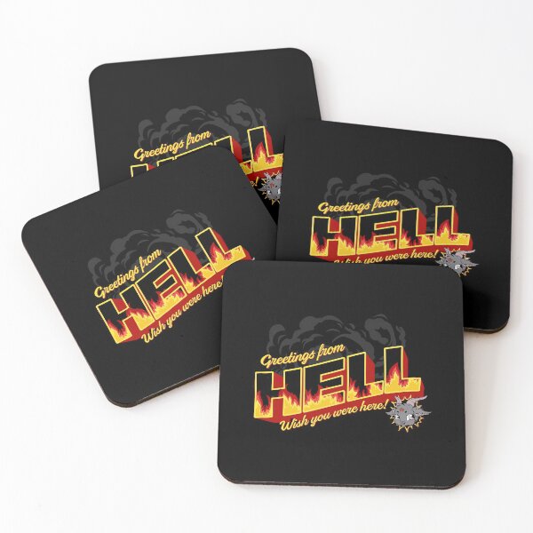Item preview, Funny Greetings From Hell designed and sold by JaralJirone.