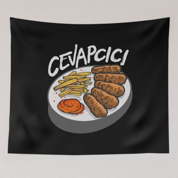 Item preview, Cevapcici Cevapi Food cevapcici Grill designed and sold by tenshirt.