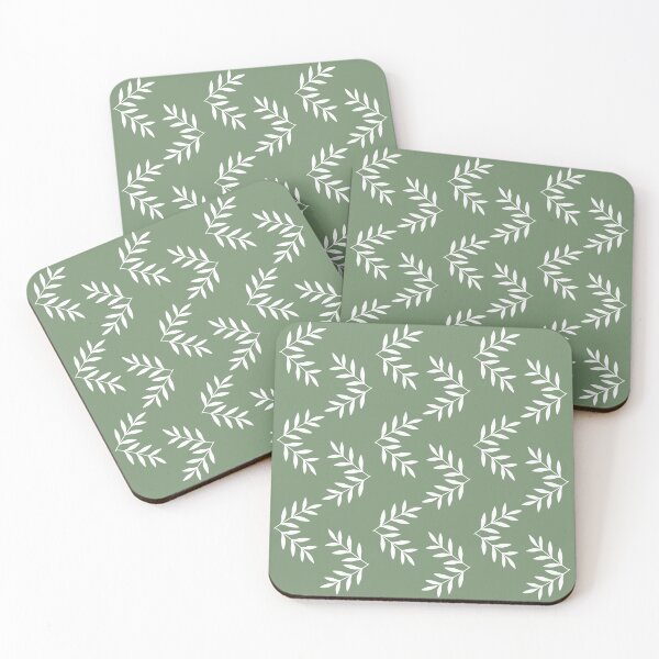 Item preview, Sage green leaves 8 designed and sold by TheEmilySuzanne.