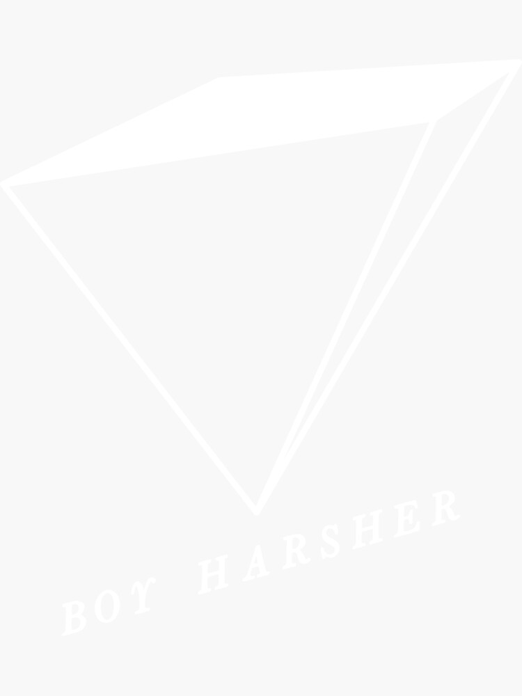 " BOY HARSHER MERCH" Sticker for Sale by mopingsokid Redbubble