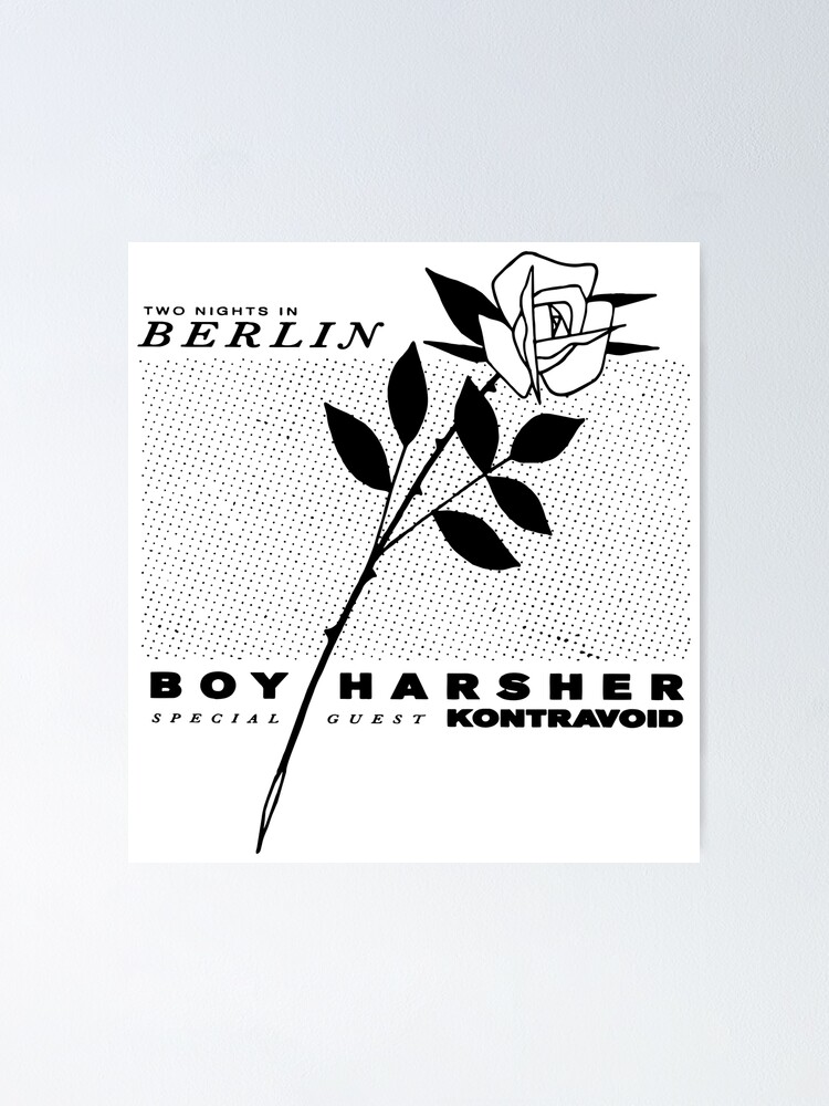"BOY HARSHER MERCH" Poster for Sale by mopingsokid Redbubble