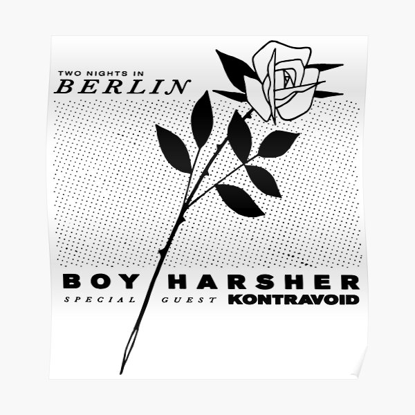 "BOY HARSHER MERCH" Poster for Sale by mopingsokid Redbubble