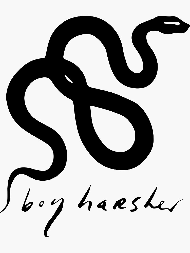 "BOY HARSHER MERCH" Sticker for Sale by mopingsokid Redbubble