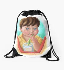 Toddler Drinking Drawstring Bag