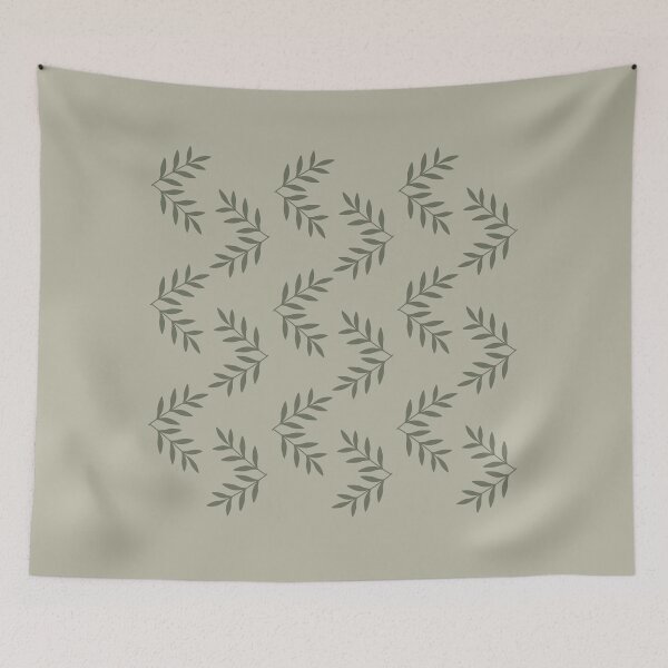 Item preview, Sage green leaves 9 designed and sold by TheEmilySuzanne.