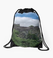 Edinburgh Castle in Scotland Drawstring Bag
