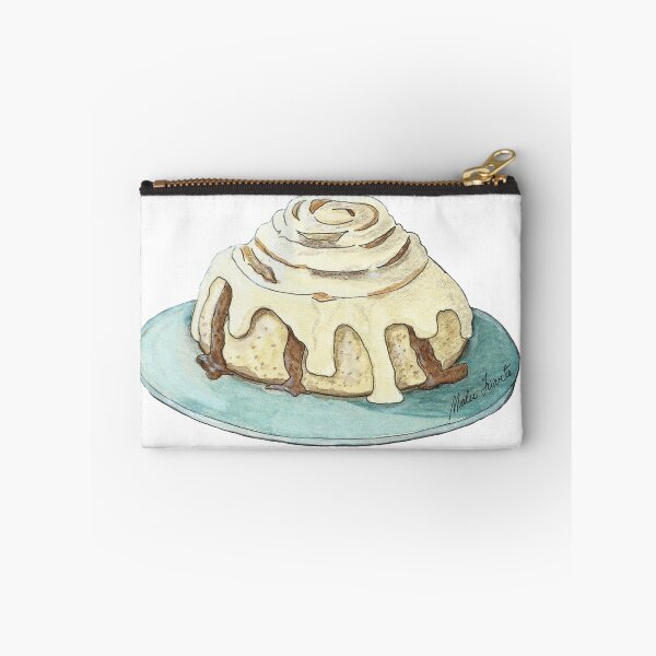 Item preview, Watercolor cinnamon roll illustration designed and sold by Malu-Iriarte.