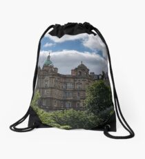 The Old Town of Edinburgh in Scotland Drawstring Bag