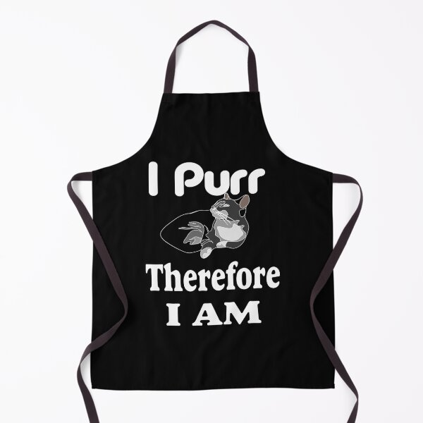 Item preview, I Purr, Therefore I Am - Funny Black and White Tabby Quote designed and sold by alayal57.
