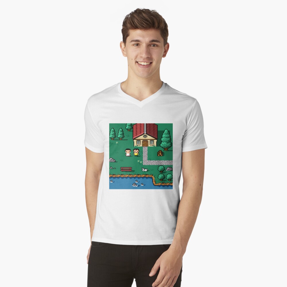Item preview, V-Neck T-Shirt designed and sold by djspacegr.