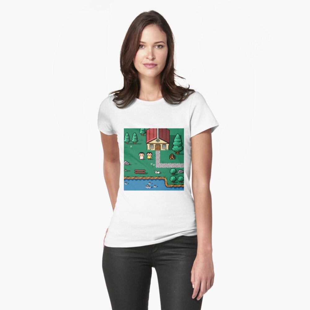 Item preview, Fitted T-Shirt designed and sold by djspacegr.