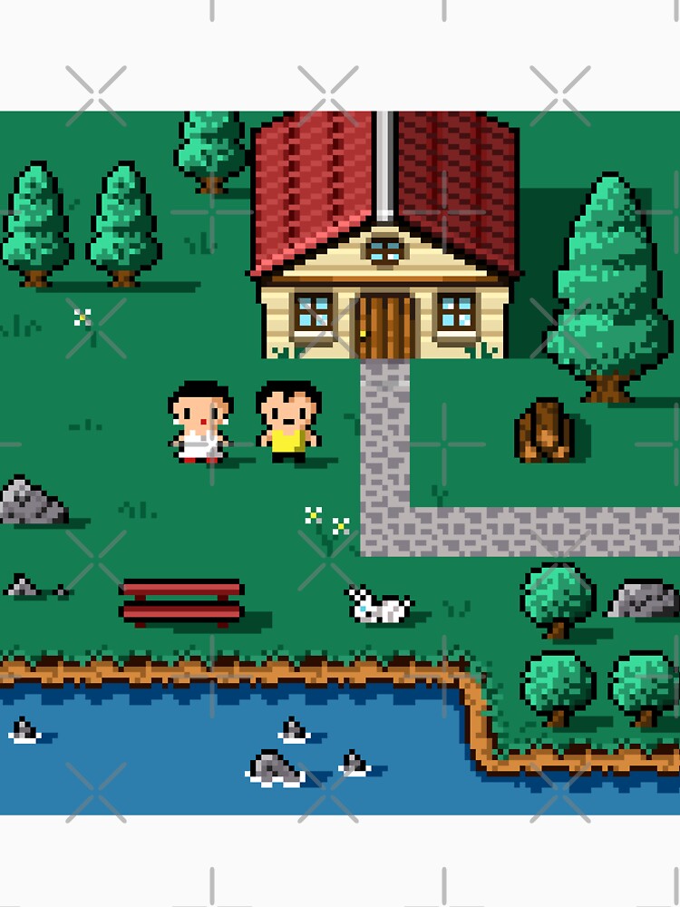 Thumbnail 7 of 7, Classic T-Shirt, Country Couple Pixelart designed and sold by djspacegr.