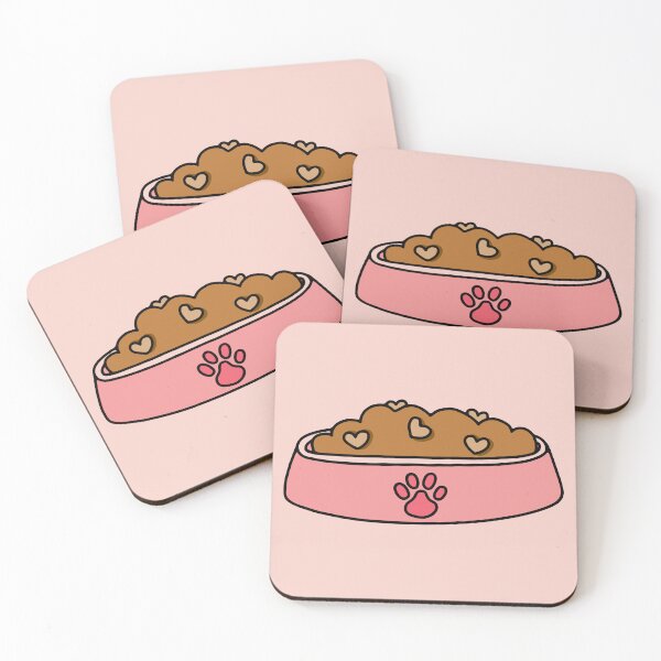 Item preview, Pink Heart Pet Food Bowl designed and sold by murialbezanson.
