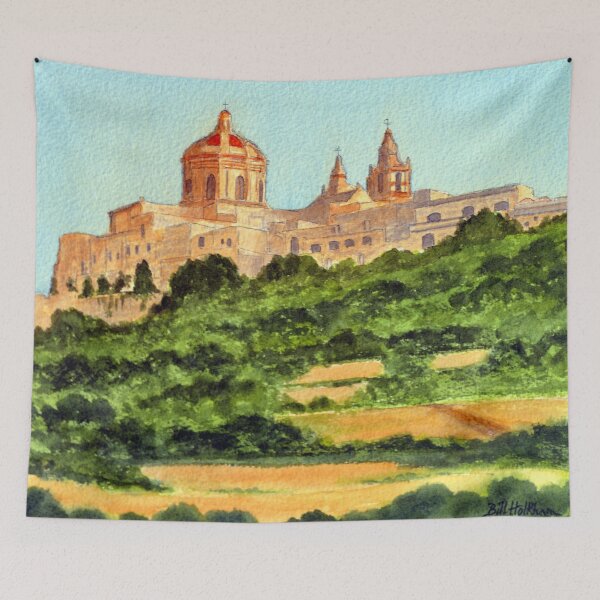 Item preview, Mdina Malta With St Paul's Cathedral designed and sold by William Holkham.