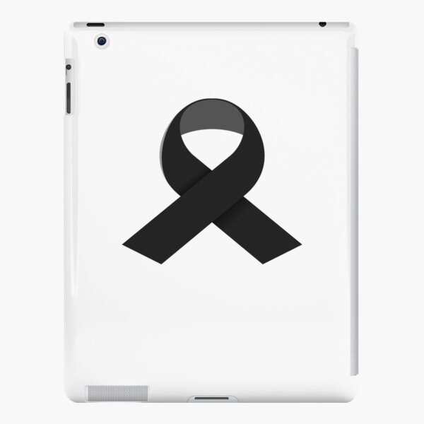 Black Mourning Ribbon | iPad Case & Skin