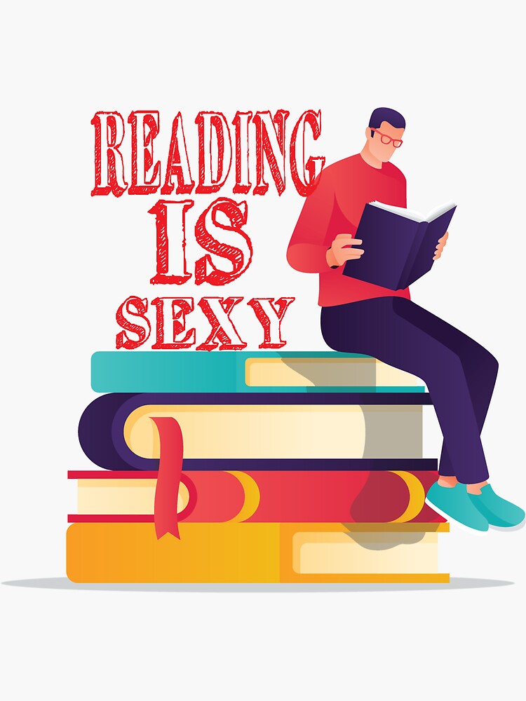 Reading Is Sexy Sticker For Sale By Wwelcome Redbubble 5325