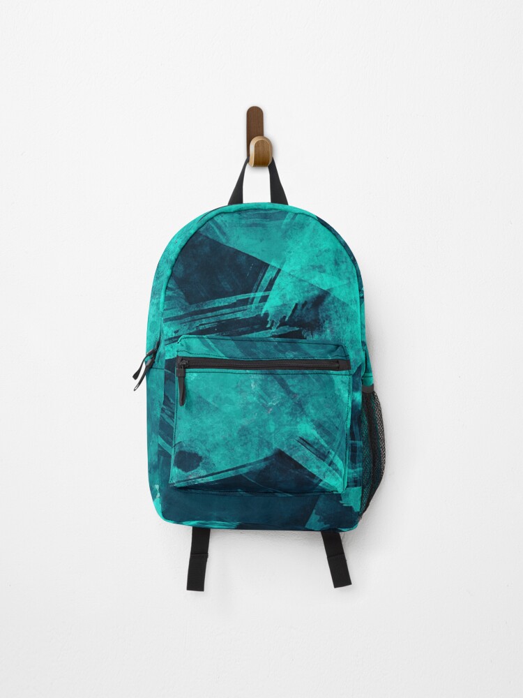 Dark teal abstract Backpack for Sale by rdxart Redbubble