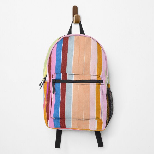 Item preview, Vertical colorful striped pattern - multicolor watercolor stripes designed and sold by patterncrow.