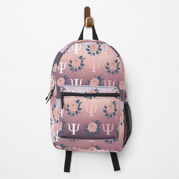 Item preview, Psychology Psi Symbol Floral Pattern Gradient  designed and sold by MellowSphere.