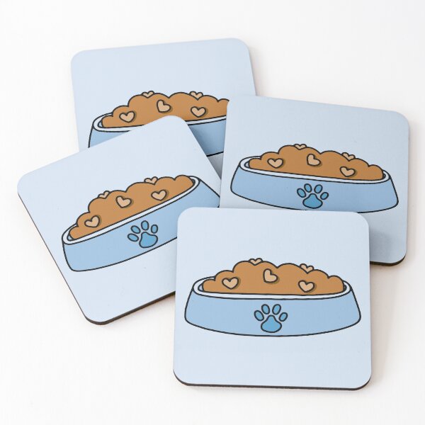 Item preview, Blue Heart Pet Food Bowl designed and sold by murialbezanson.