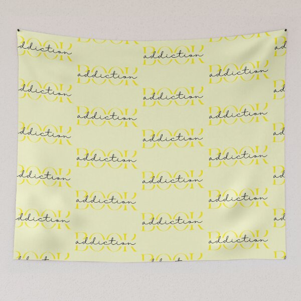 Item preview, Book Addiction (yellow) designed and sold by foreverfictionl.