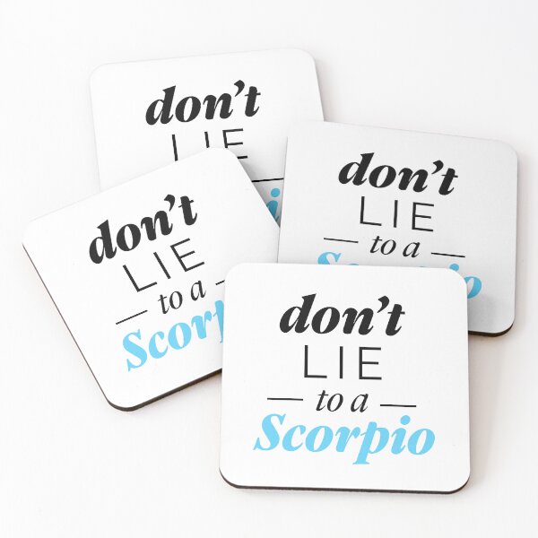 Item preview, Don't Lie to a Scorpio | Scorpio funny facts designed and sold by Lindsay Marie Patterns.
