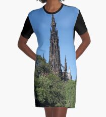 The Scott Monument in Edinburgh, Scotland Graphic T-Shirt Dress
