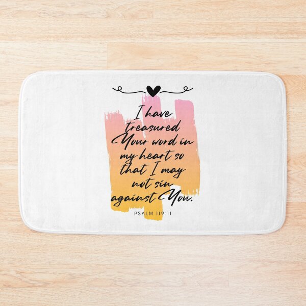 Item preview, Psalm 119:11 | Bible Verse | Christian Faith designed and sold by NobleForte.