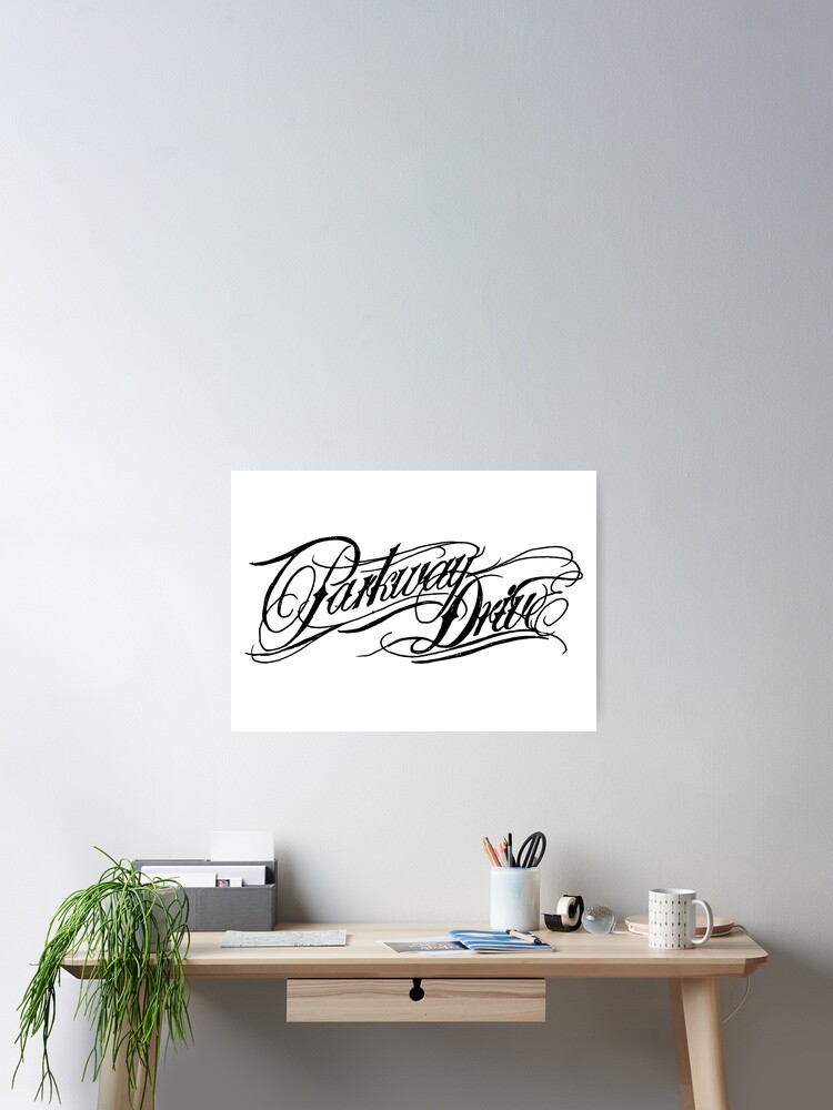 Parkway Drive Logo Black Font" Poster For Sale By FloraHut | Redbubble