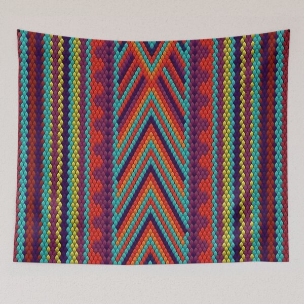 Item preview, Artisanal fabric designed and sold by DragonRojoUrban.