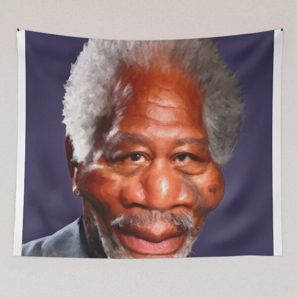 Item preview, Morgan Freeman Caricature designed and sold by Nora Gad.