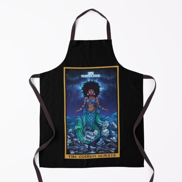 Item preview, The Goddess Yemaya Temperance Tarot Card designed and sold by TheGhoulishGarb.