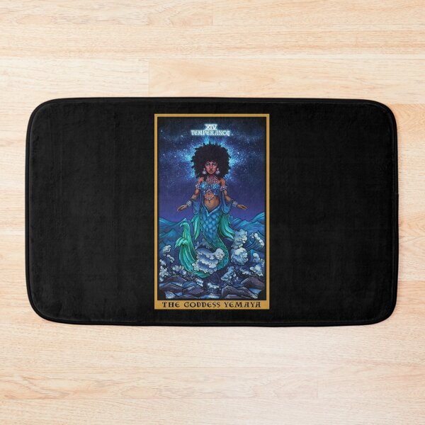 Item preview, The Goddess Yemaya Temperance Tarot Card designed and sold by TheGhoulishGarb.