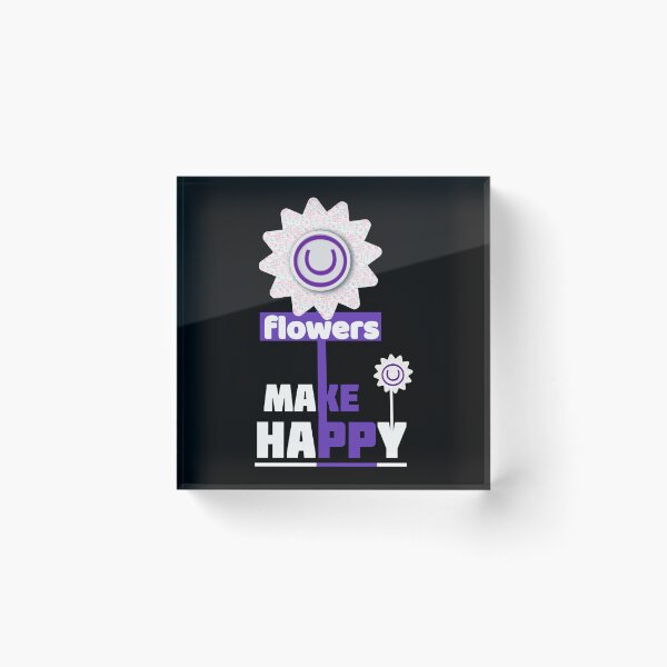 Item preview, Flowers Make Happy designed and sold by MOKAdesign.