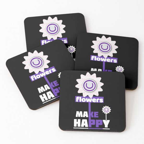 Item preview, Flowers Make Happy designed and sold by MOKAdesign.