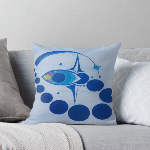 Crop Circle Throw Pillow