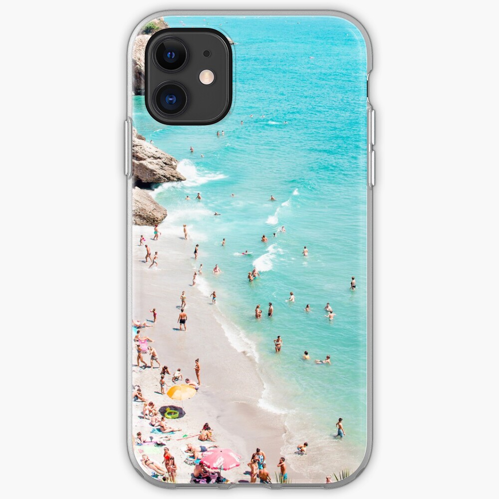 Coastal, Beach art, Blue Water, Sea, Ocean iPhone Case & Cover